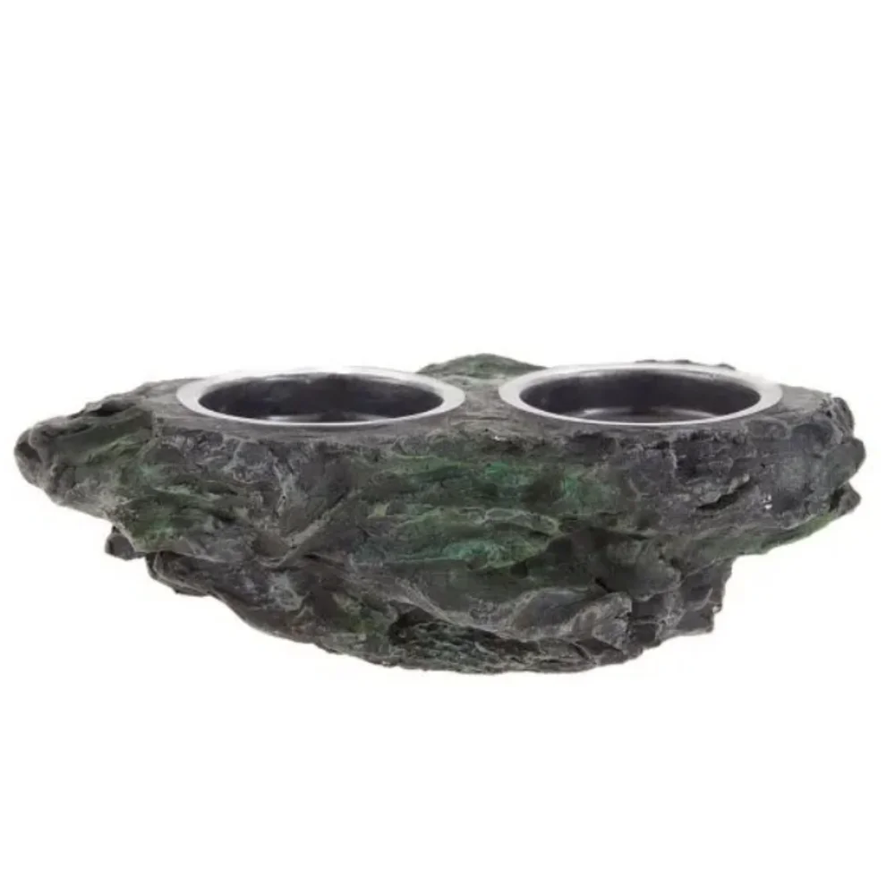 New! THRIVE Tropical Food & Water Dish with Suction Cups.